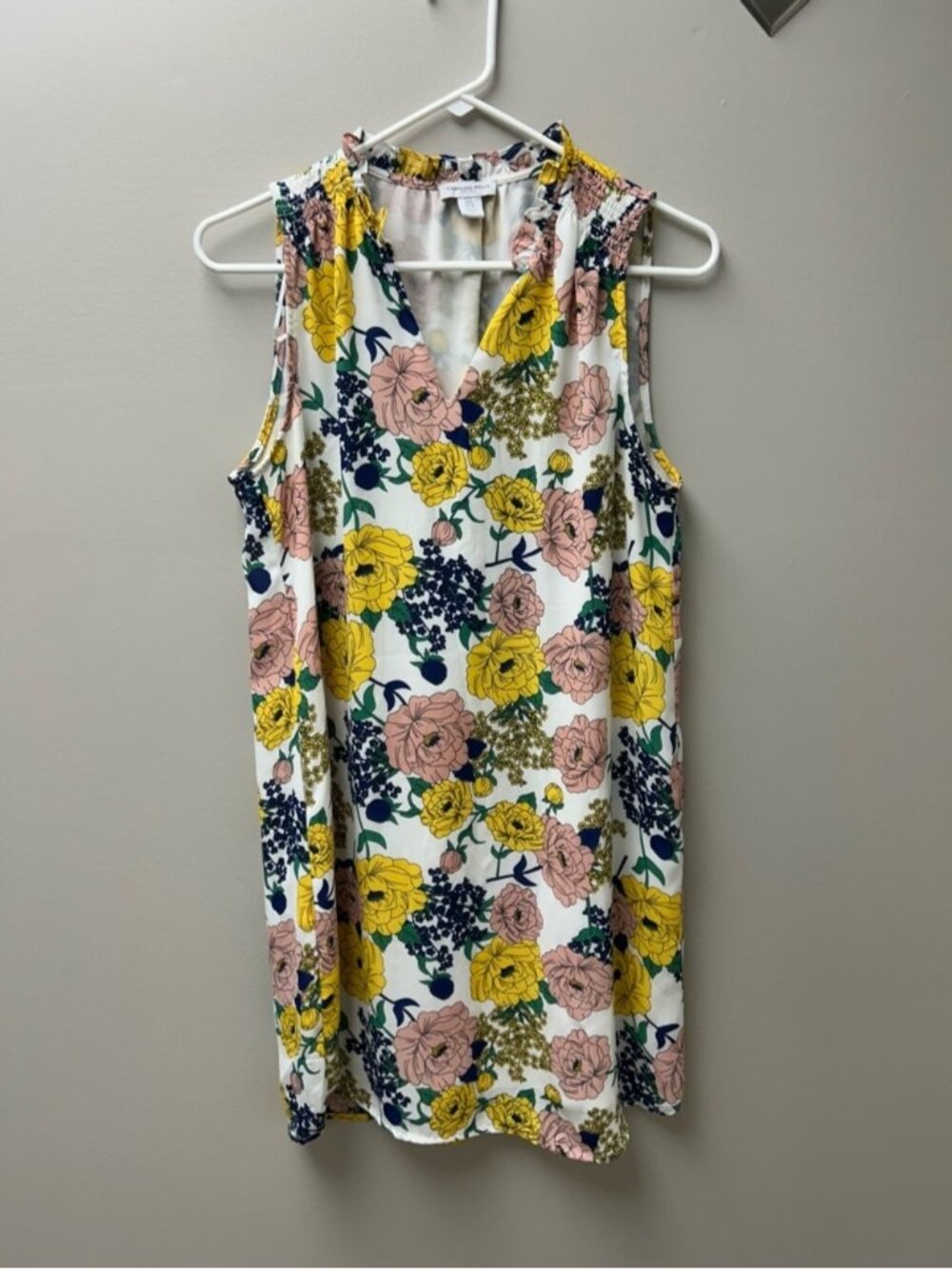 Carolina Belle Montreal Women’s V Neck Floral Midi Dress